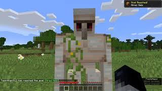 How to make a iron golem in Minecraft