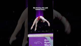 She really said "let me add a full twist" #gymnastics #china #beam #worldchampionships