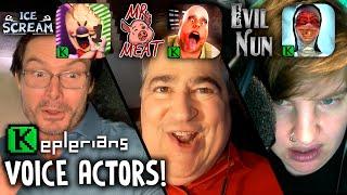 REAL VOICE ACTORS | ICE SCREAM  EVIL NUN  MR MEAT  | Keplerians 500k SPECIAL EXTRACT 