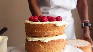 Raspberry Cake with Gold Ganache   No Alcohol :: Pastry Pleasures