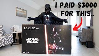 LG C2 OLED Star Wars Special Edition TV Unboxing and Setup