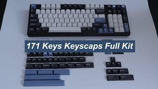 171 Keys Polaris ABS Double Shot Keycap Cherry Profile Keycaps