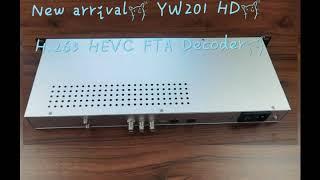 YW201 HD H 265 HEVC FTA IRD Decoder