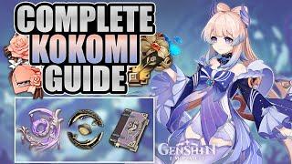 KOKOMI - COMPLETE GUIDE - 3/4/5 Weapons, Support & DPS Builds, Mechanics, Comps | Genshin Impact