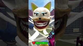 NEW EVOLUTION The Sonic Tapes Family Vs All Zoochosis Mutant Animals In Garry's Mod with Healthbars