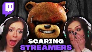 JUMPSCARING TWITCH STREAMERS WITH TRAPPER | Dead By Daylight