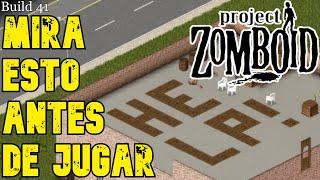 DIFICULTAD, INICIO Y RASGOS | COMO CREAR EL PERSONAJE | GUIA TUTORIAL PROJECT ZOMBOID