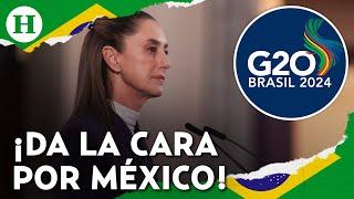 “Es su presentación mundial” Experta ve positiva la participación de Claudia Sheinbaum en el G20