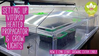 Indoor Grow System | Setting Up A Vitopod Propagator & Grow Lights