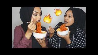 Makeup Collection - The spicy ramen challenge | Sabina Hannan