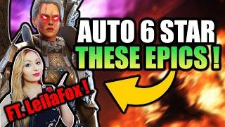 12 Epic Champions YOU SHOULD 6 STAR - END GAME VIABLE ! Ft. @LeilaFoxNation | Raid Shadow Legends