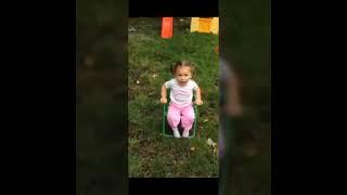 Little girl swears Ice water challenge Funny footage