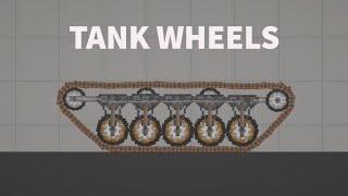 TANK WHEELS TUTORIAL IN MELON PLAYGROUND 12.0 | PEOPLE PLAYGROUND | ACTION SANDBOX