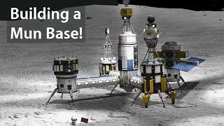 KSP: Building a Mun Base!