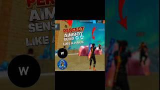 Perfect Aimbot Sensi Free fire #freefire #garenafreefire #freefirehighlights #foryou #younity #gfy