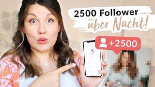 So einfach bekam ich 2500 Follower über Nacht!?