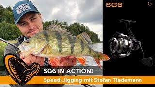 Mit (High) SPEED Barsche angeln! SPEED JIGGING mit der SG6 Spinnrolle von Savage Gear