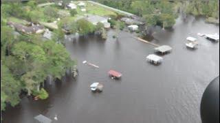 Massive Jacksonville Flooding After Irma -Aerial Views