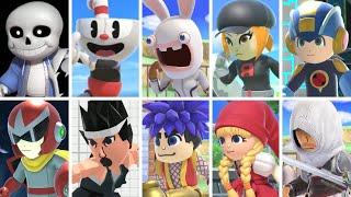 Super Smash Bros Ultimate - All Mii Fighter Trailers (Including Cuphead)