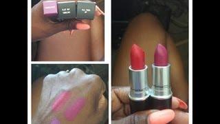 MAC retro matte lipstick darkskin @chocolatetresss