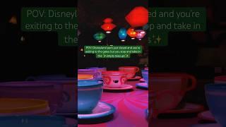 Have y’all seen the #Disneyland Teacups so empty??