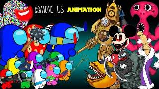 TOP Among Us Collection vs ZOMBIES | AMONG US ANIMATION