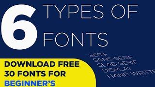 types of fonts in Graphic designing | Graphic design 4u