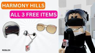 How To Get All Free Items in Harmony Hills (Bebe Rexha) | Free UGC | Roblox