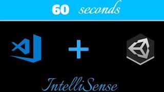 How to fix Unity IntelliSense/autocomplete not working in visual studio code/vs code under a minute