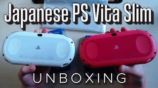 Japanese White PS Vita Slim Unboxing + Bonus Goodies!