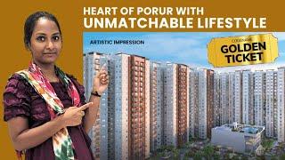 Shriram Golden Ticket: 2 and 3 BHK  for sale in Mangadu, Chennai | 98840 41883 | Heart of Porur