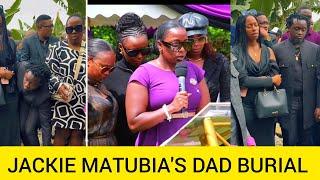 DIANA BAHATI, BAHATI KENYA & MILLY CHEBBY AT JACKIE MATUBIA'S DAD BURIAL | J MATUBIA | DIANA BAHATI