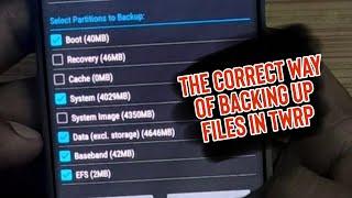 What to backup in twrp | Backup partitions explained