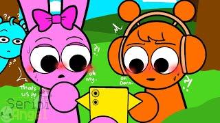 Oren & Pinki Found Out About Their Cringe Ships?! - Part 2 - Sprunki Incredibox [AU]