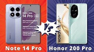 Redmi Note 14 Pro Vs Honor 200 Pro 5G Which 5G Phone Rei