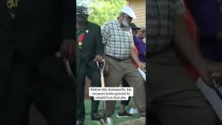 Rebuilding one of the nation's oldest Black churches begins #shorts