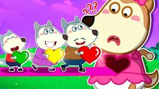 Mommy Or Daddy? Who Stole Lucy's Heart | Series About Mommy Wolf Family | Cartoon for Kids