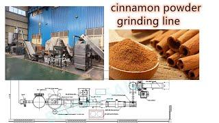 spice grinding line-cinnamon powder making machine  info@brightsail-asia.com