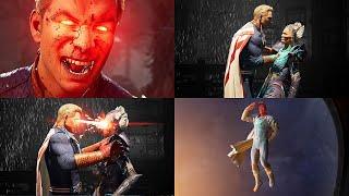 Mortal Kombat 1 - All Homelander Fatalities & Brutalities @ 4K 60ᶠᵖˢ 