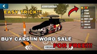 BUY CARS FOR FREE IN WORLD SALE - CAR PARKING MULTIPLAYER