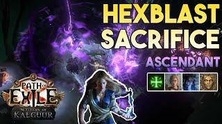 [3.25] Hexblast Sacrifice Build | Ascendant | Settlers of Kalguur | Path of Exile 3.25