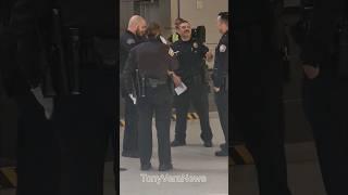 Keep your hands to yourself. LAX airport police