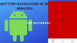 BottomNavigationView With Fragments - Android Tutorial