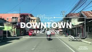 Maasin City Center on a Hot June Day