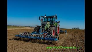 Fendt 722 + Lemken VarioPacker 110 FEP -K 500-70 frontpack.+ Kompaktor K450 Geoffrey Suchy (Crisnée)