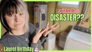 DISASTER on Day 1 of Airbnb Hosting  | Laurel Birthday + Vlog | Carlisle PA