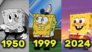 Evolution of SpongeBob SquarePants in Movies and TV and Animation (1950 - 2024)