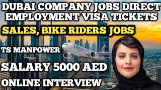 DUBAI BIKE RIDERS JOBS DIRECT EMPLOYMENT VISA | UAE REAL ESTATE COMPANY SALES JOBS | SAUDI JOBS 2024