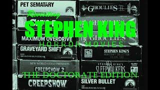 Revisiting Stephen King Horror Movies: The Doctorate Edition - Horror Movie Syllabus