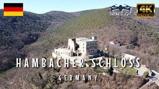 Hambacher Schloss - Neustadt an der Weinstraße, Germany  | Drone Flight